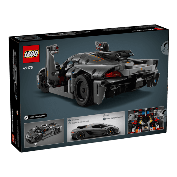 42173_Box5_v39 LEGO Koenigsegg Jesko Absolut pelēks hiperauto 42173