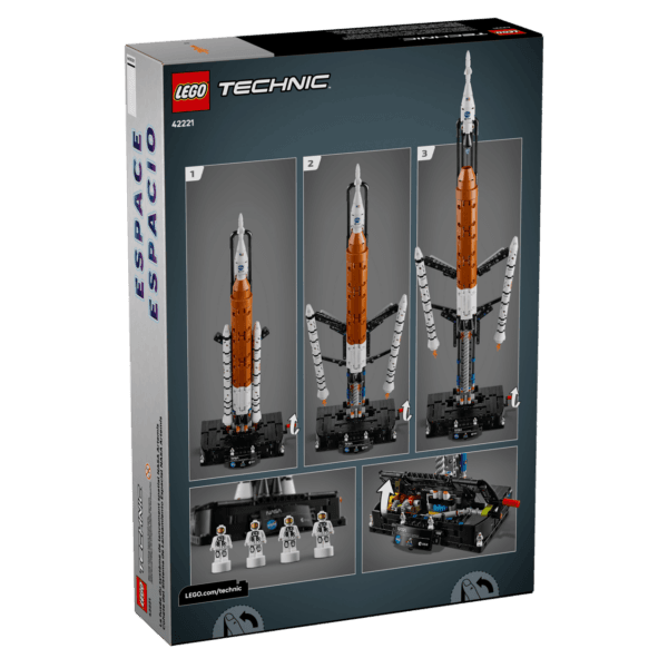 LEGO NASA Artemis palaišanas sistēmas raķete 42221