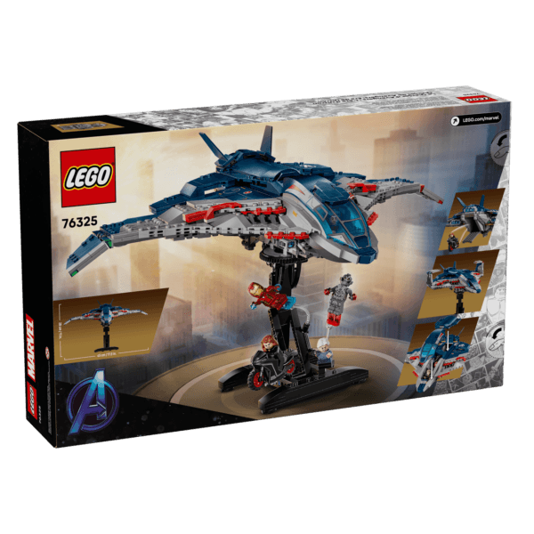 76325_Box5_v39 LEGO Atriebēji: Ultrona laikmets Quinjet 76325