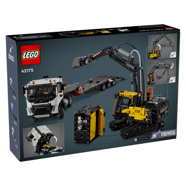 42175_Box5_v39 LEGO Kravas auto Volvo FMX un elektriskais ekskavators EC230 42175