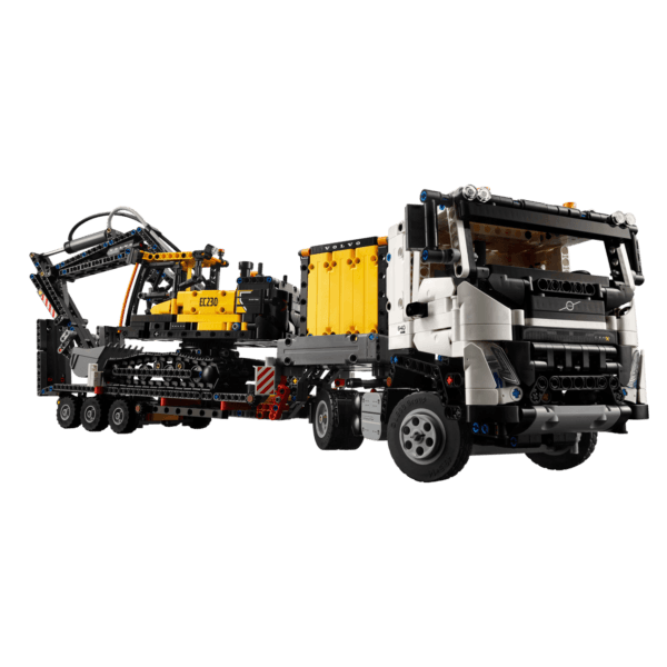 42175_Prod LEGO Kravas auto Volvo FMX un elektriskais ekskavators EC230 42175