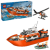 LEGO Krasta apsardzes glābšanas laiva un helikopters 60504
