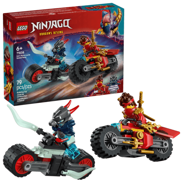 LEGO Kai motociklu ātruma sacīkstes 71838