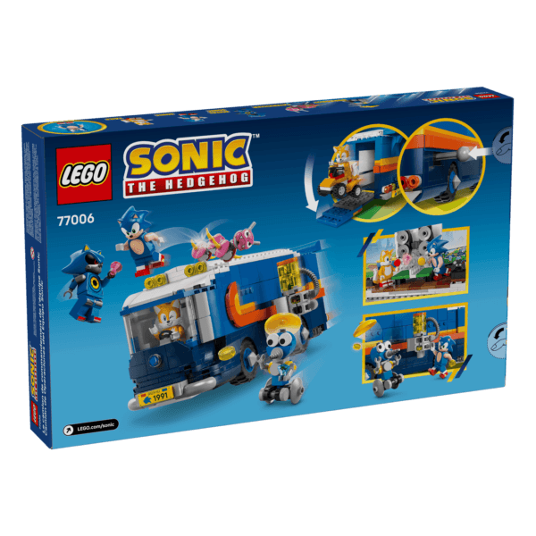 LEGO Sonic komandas busiņš – komandcentrs 77006
