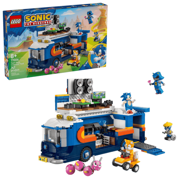LEGO Sonic komandas busiņš – komandcentrs 77006