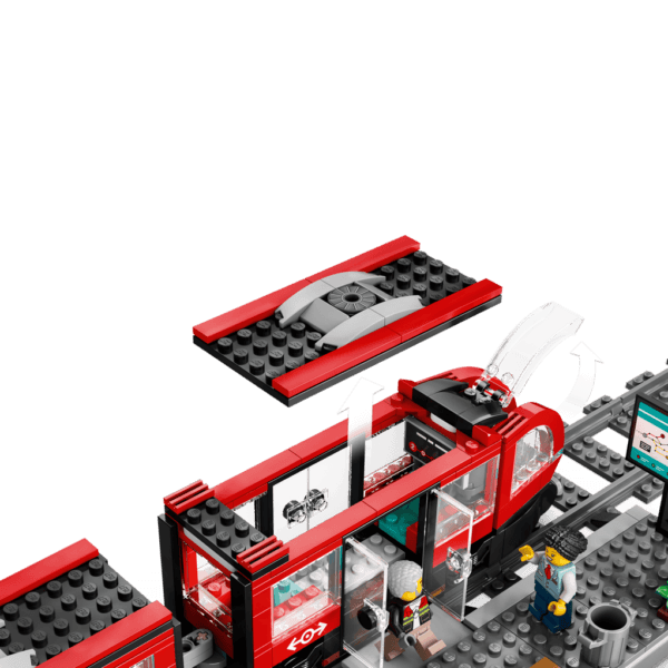 LEGO Pilsētas tramvajs un stacija 60423