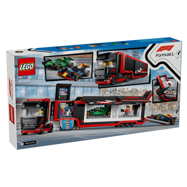 60445_Box5_v39 LEGO F1® kravas auto ar RB20 un AMR24 F1® auto