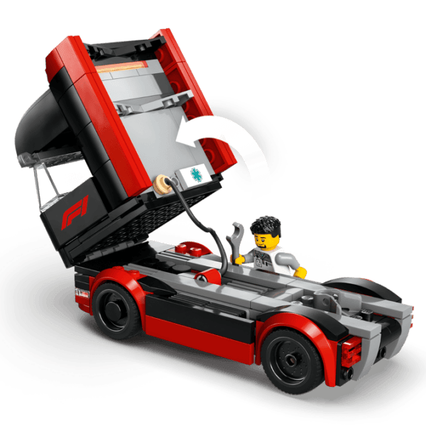 60445_WEB_SEC04_NOBG LEGO F1® kravas auto ar RB20 un AMR24 F1® auto