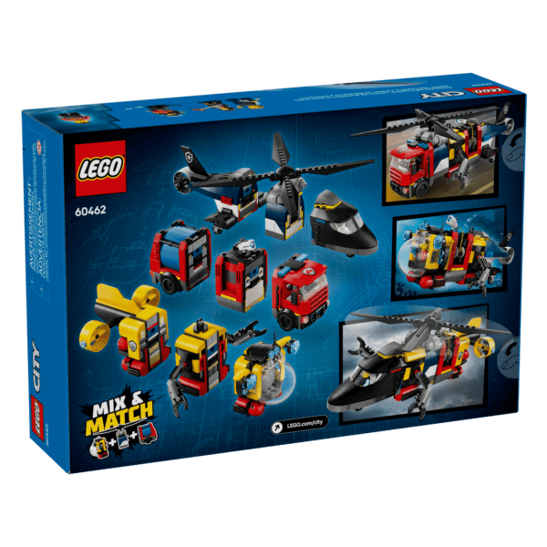 60462_Box5_v39_en-gb LEGO Helikoptera, ugunsdzēsēju auto un zemūdenes komplekts 60462