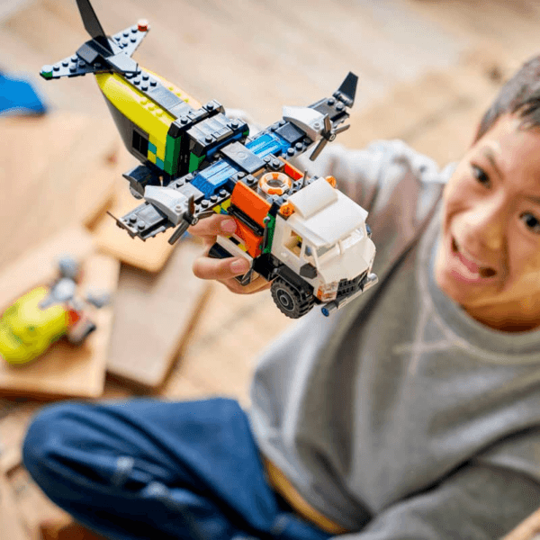 LEGO Lidmašīna, avārijas dienesta auto un transportlīdzeklis uz gaisa spilvena 60505