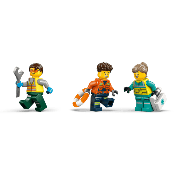 LEGO Lidmašīna, avārijas dienesta auto un transportlīdzeklis uz gaisa spilvena 60505